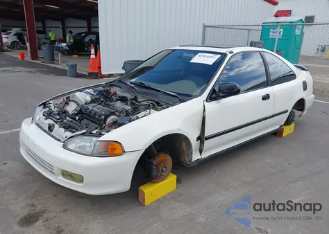 1993 Honda Civic Ex z USA, uszkodzony, nr VIN 1HGEJ1161PL052453